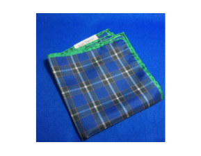 神戸タータン　プリントポケットスクエア（ポケットチーフ）