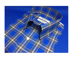 神戸タータン　播州織コットンオーダーシャツ