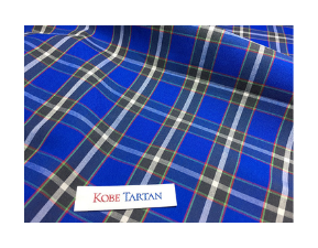 神戸タータン　播州織コットン生地（中柄・平織）