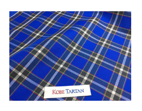 神戸タータン　播州織コットン生地（中柄・綾織）