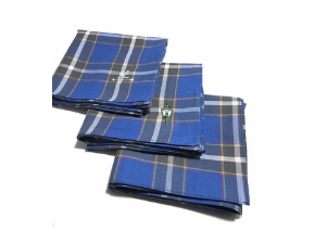 神戸タータン　播州織ハンカチ（大柄）