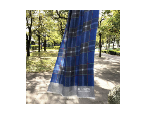 神戸タータン　モンゴリアンカシミアストール