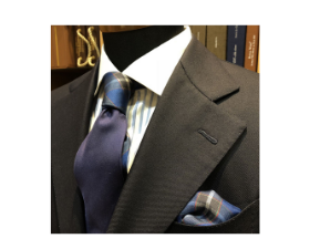 神戸タータン　シルクプリント　コンビネーションタイ