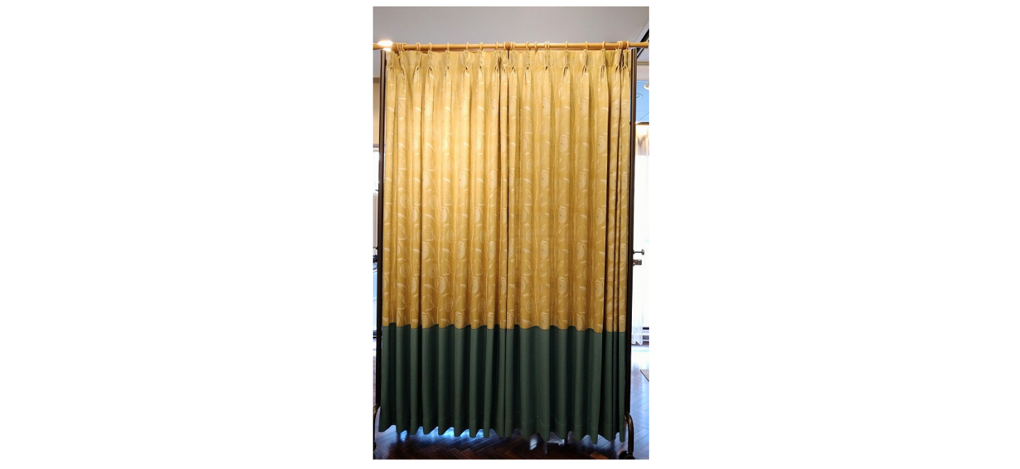 裾切り替えカーテン （ME8042＋ME8239）
